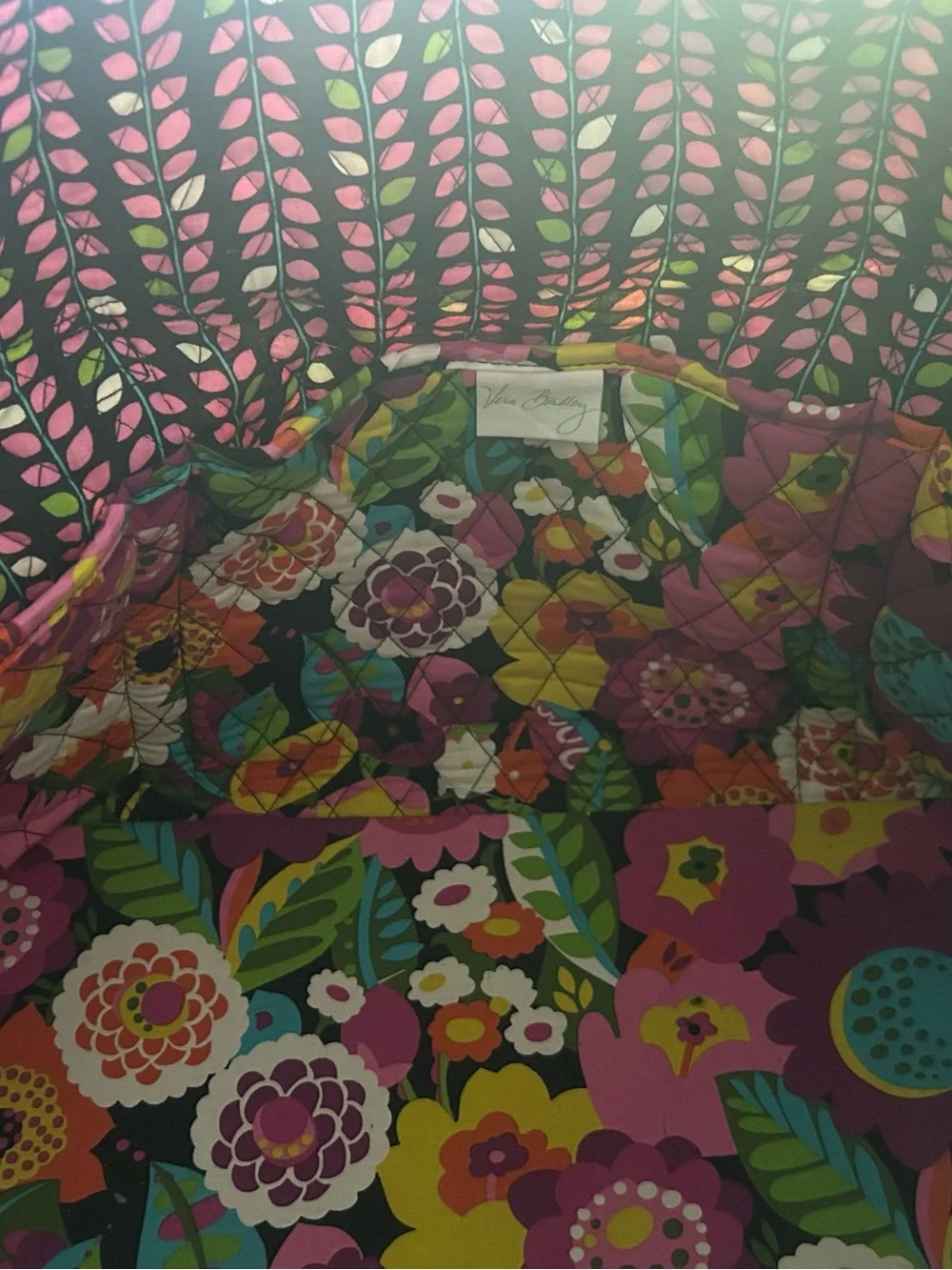 Vera Bradley “Va Va Bloom” large tote bag